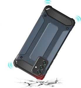Hurtel Hybrid Armor pancerne hybrydowe etui pokrowiec Samsung Galaxy A72 4G niebieski 8