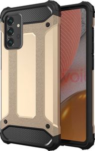 Hurtel Hybrid Armor pancerne hybrydowe etui pokrowiec Samsung Galaxy A72 4G złoty 1