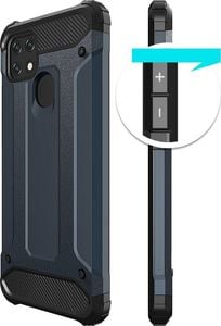 Hurtel Hybrid Armor pancerne hybrydowe etui pokrowiec Oppo A15 czarny 5