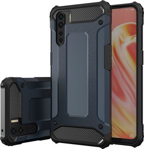 Hurtel Hybrid Armor pancerne hybrydowe etui pokrowiec Oppo Reno3 / A91 / F15 czarny 2