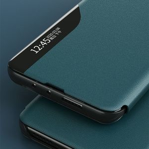 Hurtel Eco Leather View Case elegancki futerał etui z klapką i funkcją podstawki Samsung Galaxy A72 4G zielony 9