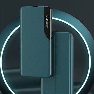 Hurtel Eco Leather View Case elegancki futerał etui z klapką i funkcją podstawki Samsung Galaxy A72 4G fioletowy 4