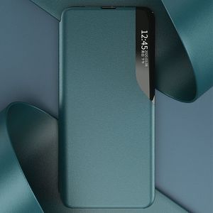 Hurtel Eco Leather View Case elegancki futerał etui z klapką i funkcją podstawki Samsung Galaxy A52 5G / A52 4G zielony 7
