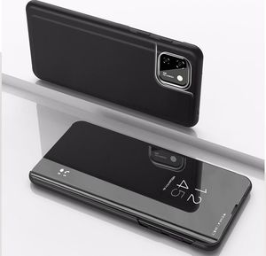 Hurtel Clear View Case futerał etui z klapką Oppo A73 czarny 2