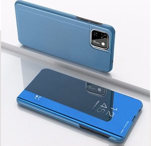 Hurtel Clear View Case futerał etui z klapką Oppo A73 niebieski 2