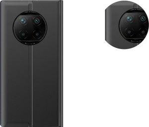 Hurtel Sleep Case pokrowiec etui z klapką typu Smart Cover Xiaomi Redmi Note 9T 5G niebieski 2