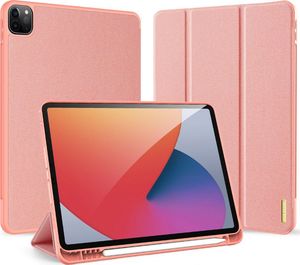 Etui na tablet Hurtel DUX DUCIS Domo składany pokrowiec etui na tablet z funkcją Smart Sleep podstawka iPad Pro 11'' 2021 różowy 1