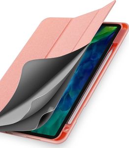 Etui na tablet Hurtel Dux Ducis Domo Lite składany pokrowiec etui na tablet z funkcją Smart Sleep podstawka iPad Pro 11'' 2020 / iPad Pro 11'' 2018 różowy 11