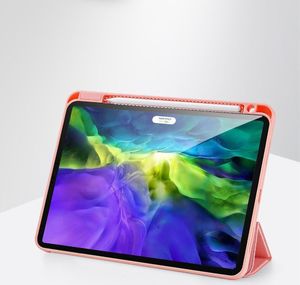 Etui na tablet Hurtel Dux Ducis Domo Lite składany pokrowiec etui na tablet z funkcją Smart Sleep podstawka iPad Pro 11'' 2020 / iPad Pro 11'' 2018 różowy 12