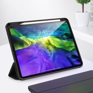 Etui na tablet Hurtel Dux Ducis Domo Lite składany pokrowiec etui na tablet z funkcją Smart Sleep podstawka iPad Pro 11'' 2020 / iPad Pro 11'' 2018 różowy 13