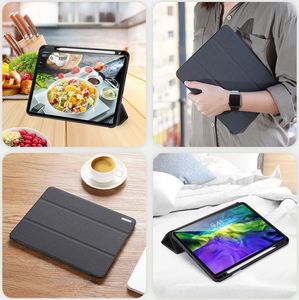 Etui na tablet Hurtel Dux Ducis Domo Lite składany pokrowiec etui na tablet z funkcją Smart Sleep podstawka iPad Pro 11'' 2020 / iPad Pro 11'' 2018 różowy 14