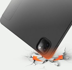 Etui na tablet Hurtel Dux Ducis Domo Lite składany pokrowiec etui na tablet z funkcją Smart Sleep podstawka iPad Pro 11'' 2020 / iPad Pro 11'' 2018 różowy 23