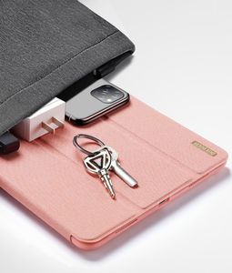 Etui na tablet Hurtel Dux Ducis Domo Lite składany pokrowiec etui na tablet z funkcją Smart Sleep podstawka iPad Pro 11'' 2020 / iPad Pro 11'' 2018 różowy 5