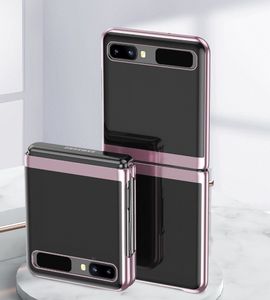 Hurtel Plating Case hard case pokrowiec etui z metaliczną ramką Samsung Galaxy Z Flip różowy 12
