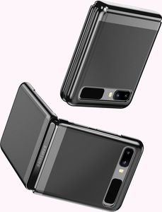 Hurtel Plating Case hard case pokrowiec etui z metaliczną ramką Samsung Galaxy Z Flip różowy 7