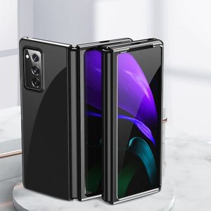 Hurtel Plating Case hard case pokrowiec etui z metaliczną ramką Samsung Galaxy Z Fold 2 5G czarny 11