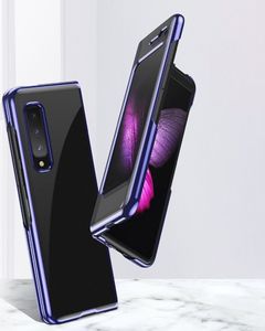 Hurtel Plating Case hard case pokrowiec etui z metaliczną ramką Samsung Galaxy Fold różowy 11