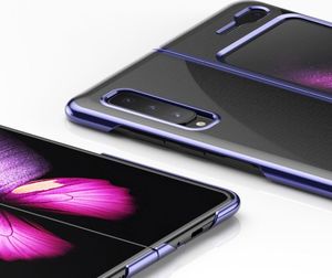 Hurtel Plating Case hard case pokrowiec etui z metaliczną ramką Samsung Galaxy Fold różowy 5