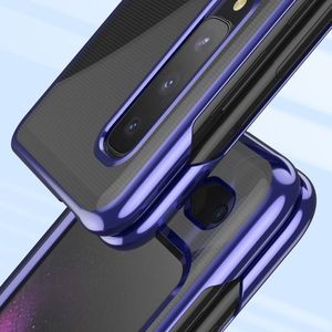 Hurtel Plating Case hard case pokrowiec etui z metaliczną ramką Samsung Galaxy Fold niebieski 8