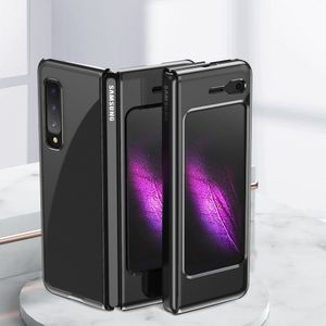 Hurtel Plating Case hard case pokrowiec etui z metaliczną ramką Samsung Galaxy Fold czarny 2