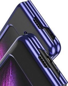 Hurtel Plating Case hard case pokrowiec etui z metaliczną ramką Samsung Galaxy Fold czarny 7