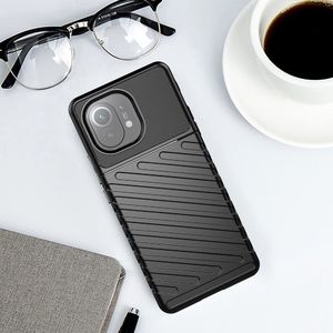 Hurtel Thunder Case elastyczne pancerne etui pokrowiec Xiaomi Mi 11 zielony 11