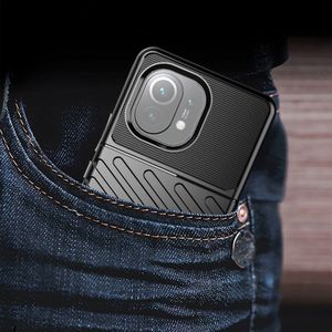 Hurtel Thunder Case elastyczne pancerne etui pokrowiec Xiaomi Mi 11 zielony 9