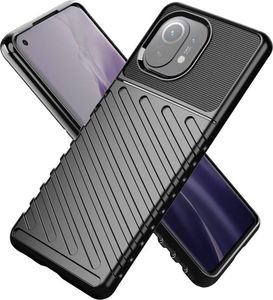 Hurtel Thunder Case elastyczne pancerne etui pokrowiec Xiaomi Mi 11 czarny 2