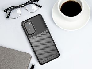 Hurtel Thunder Case elastyczne pancerne etui pokrowiec OnePlus 9 czarny 11