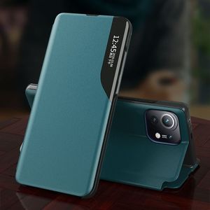 Hurtel Eco Leather View Case elegancki futerał etui z klapką i funkcją podstawki Xiaomi Mi 11 czarny 10