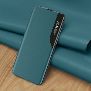 Hurtel Eco Leather View Case elegancki futerał etui z klapką i funkcją podstawki Xiaomi Mi 11 czerwony 6