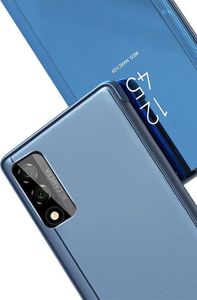 Hurtel Clear View Case futerał etui z klapką Realme 7 Pro czarny 7
