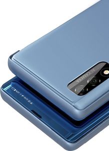 Hurtel Clear View Case futerał etui z klapką Realme 7 czarny 6