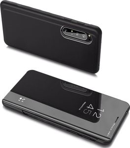 Hurtel Clear View Case futerał etui z klapką Sony Xperia 10 II czarny 1