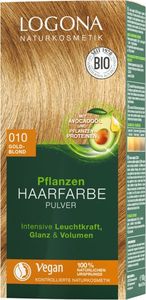 Logona Roślinna Farba Do Włosów W Proszku 010 Goldblond (Złocisty Blond) 1