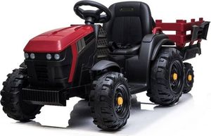 Lean Cars Traktor z Przyczepą na akumulator BDM0925 Czerwony 3