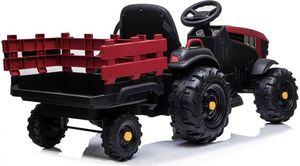 Lean Cars Traktor z Przyczepą na akumulator BDM0925 Czerwony 7