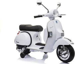 Lean Cars Skuter Na Akumulator Vespa Biały 1