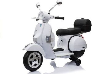 Lean Cars Skuter Na Akumulator Vespa Biały 4