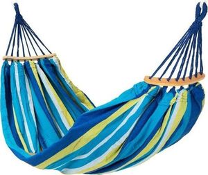 ModernHome Hamak ogrodowy dwuosobowy z pokrowcem - niebieski 3