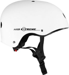 Nils Extreme Kask rowerowy na rolki/deskorolkę MTV12 biały matowy r. XL 4