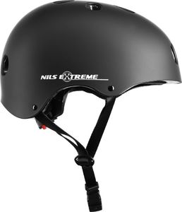 Nils Extreme Kask rowerowy na rolki/deskorolkę MTV12 czarny matowy r. XL 2