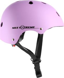 Nils Extreme Kask rowerowy na rolki/deskorolkę MTV12 fioletowy matowy r. XL 4