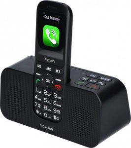 Telefon komórkowy Maxcom MM740 Comfort + głośnik Dual SIM Czarny 2