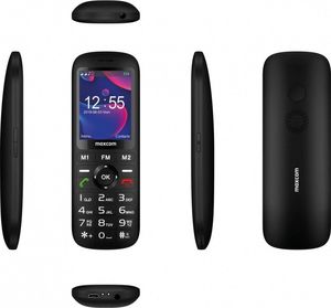 Telefon komórkowy Maxcom MM740 Comfort + głośnik Dual SIM Czarny 4