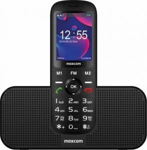 Telefon komórkowy Maxcom MM740 Comfort + głośnik Dual SIM Czarny 1
