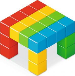 Geomag Klocki Magicube Full Color Recycled Crystal 24 el. 3