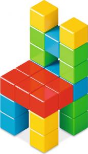 Geomag Klocki Magicube Full Color Recycled Crystal 24 el. 4