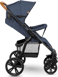 Wózek Lionelo Annet Plus wózek spacerowy / spacerówka na każdy teren • Blue Denim 5
