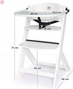 KinderKraft Krzesełko do karmienia Enock białe (KKKENOCWHTF000) 10